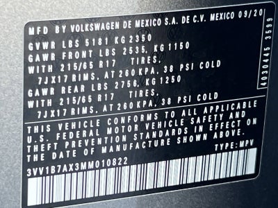 2021 Volkswagen Tiguan S